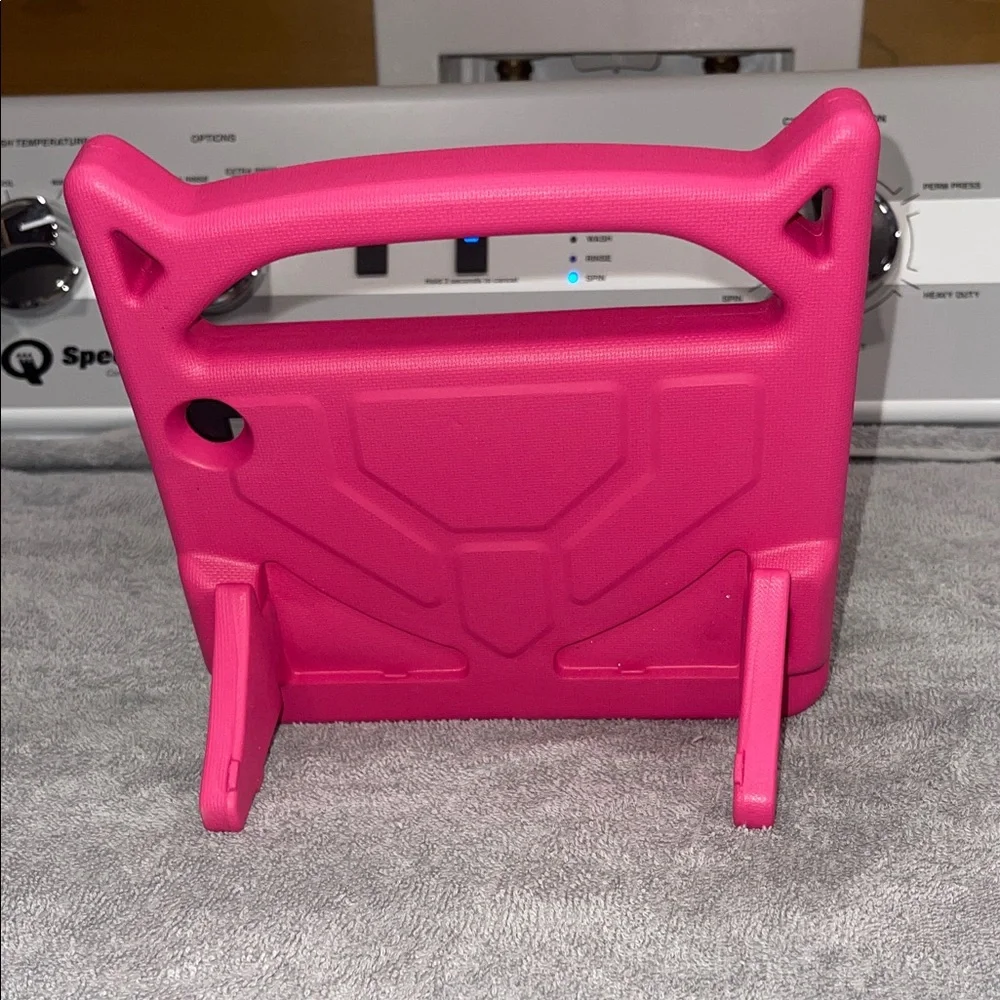 Durable Pink Tablet Case with Handle